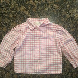 Vintage baby boy button down shirt